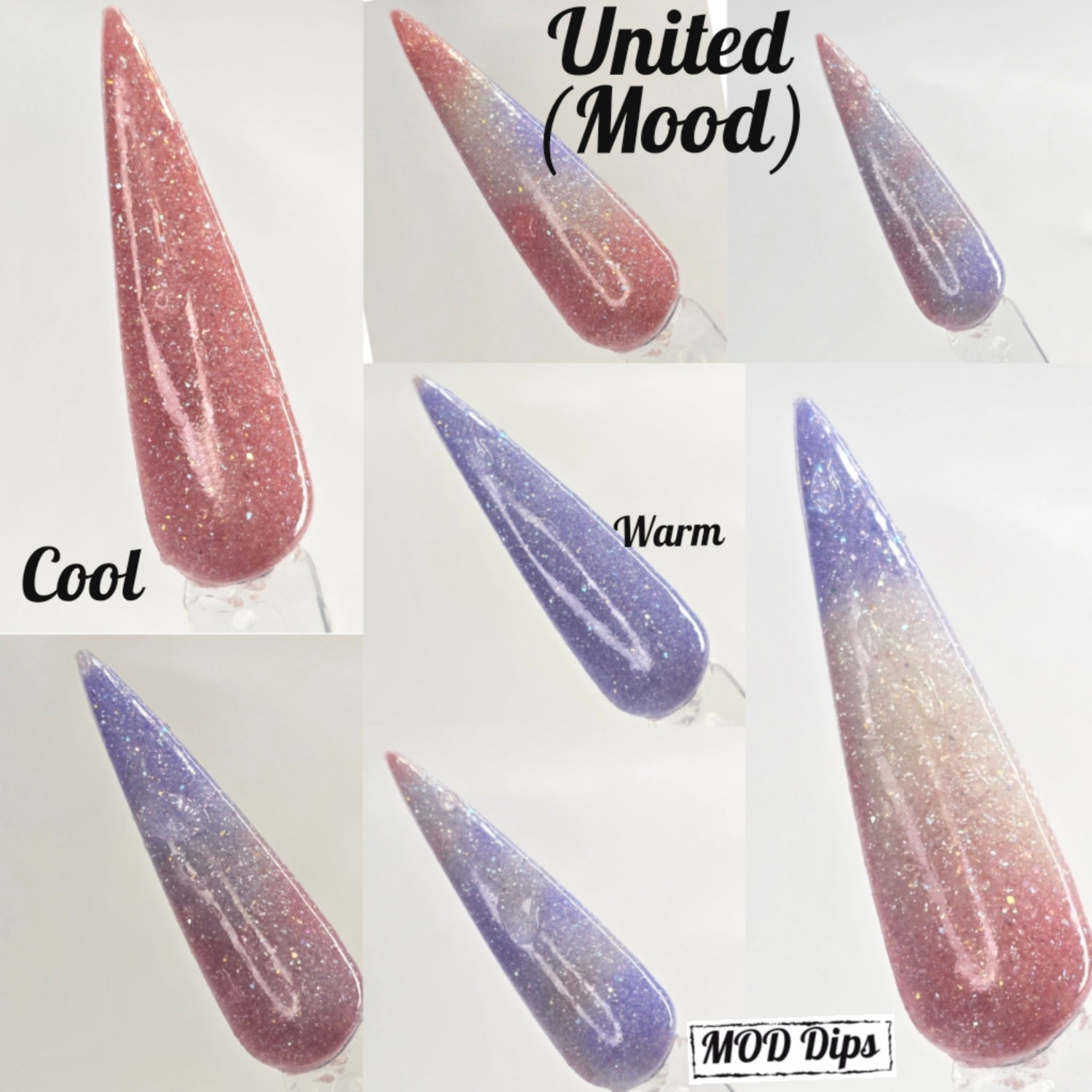 United (Mood) – MOD Dips and Glitter Collection