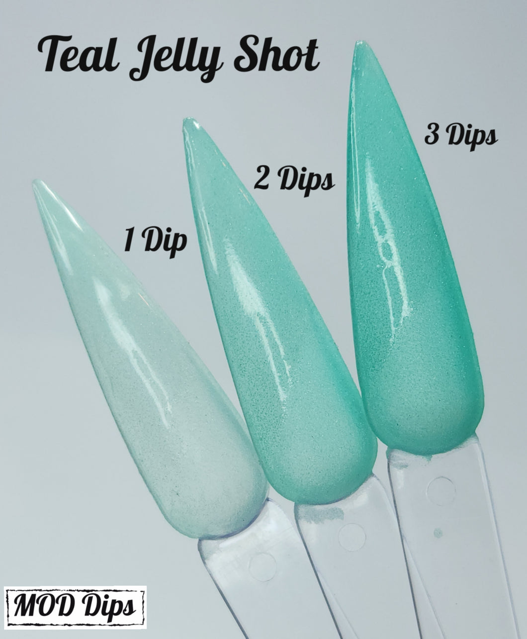 Teal Jelly Shot