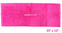 Load image into Gallery viewer, Hot Pink Towel - Sparkle &amp; Co
