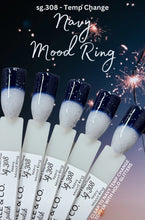 Load image into Gallery viewer, Sg308 Navy Mood Ring (Temp) Gel Polish - Sparkle
