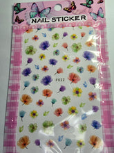 Load image into Gallery viewer, Flower Themed Nail Decals
