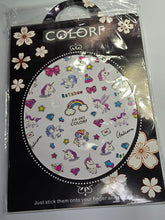 Load image into Gallery viewer, Pony Themed Nail Decals
