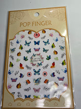 Load image into Gallery viewer, Butterfly Themed Nail Decals
