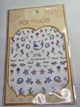 Load image into Gallery viewer, Sea Themed Nail Decals
