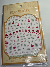 Load image into Gallery viewer, Flamingo Nail Decals
