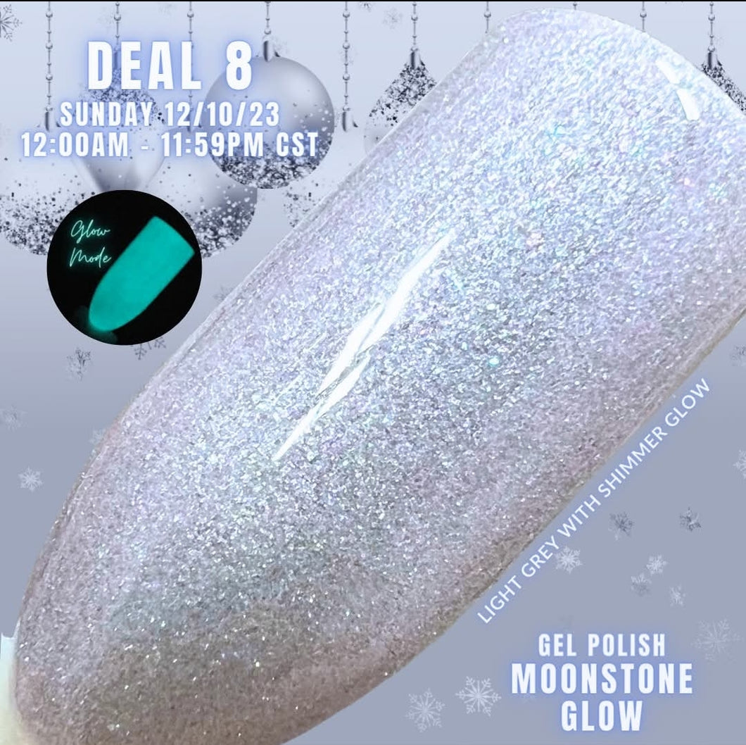 Moonstone Glow (Glow) Gel Polish - Sparkle & Co