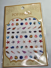 Load image into Gallery viewer, Sea Themed Nail Decals
