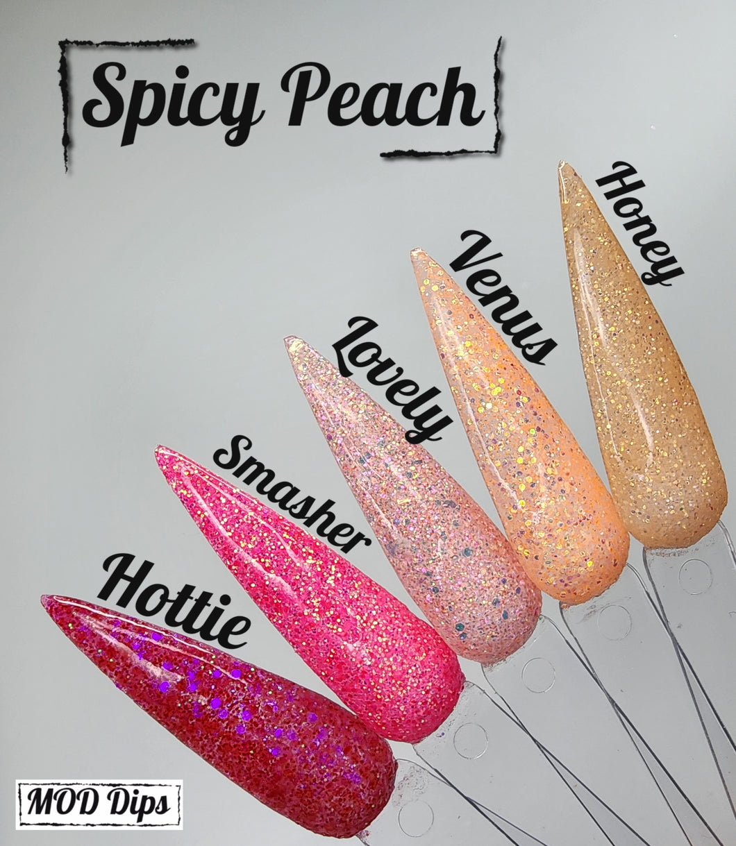 Spicy Peach Tonal Set (Glitter)