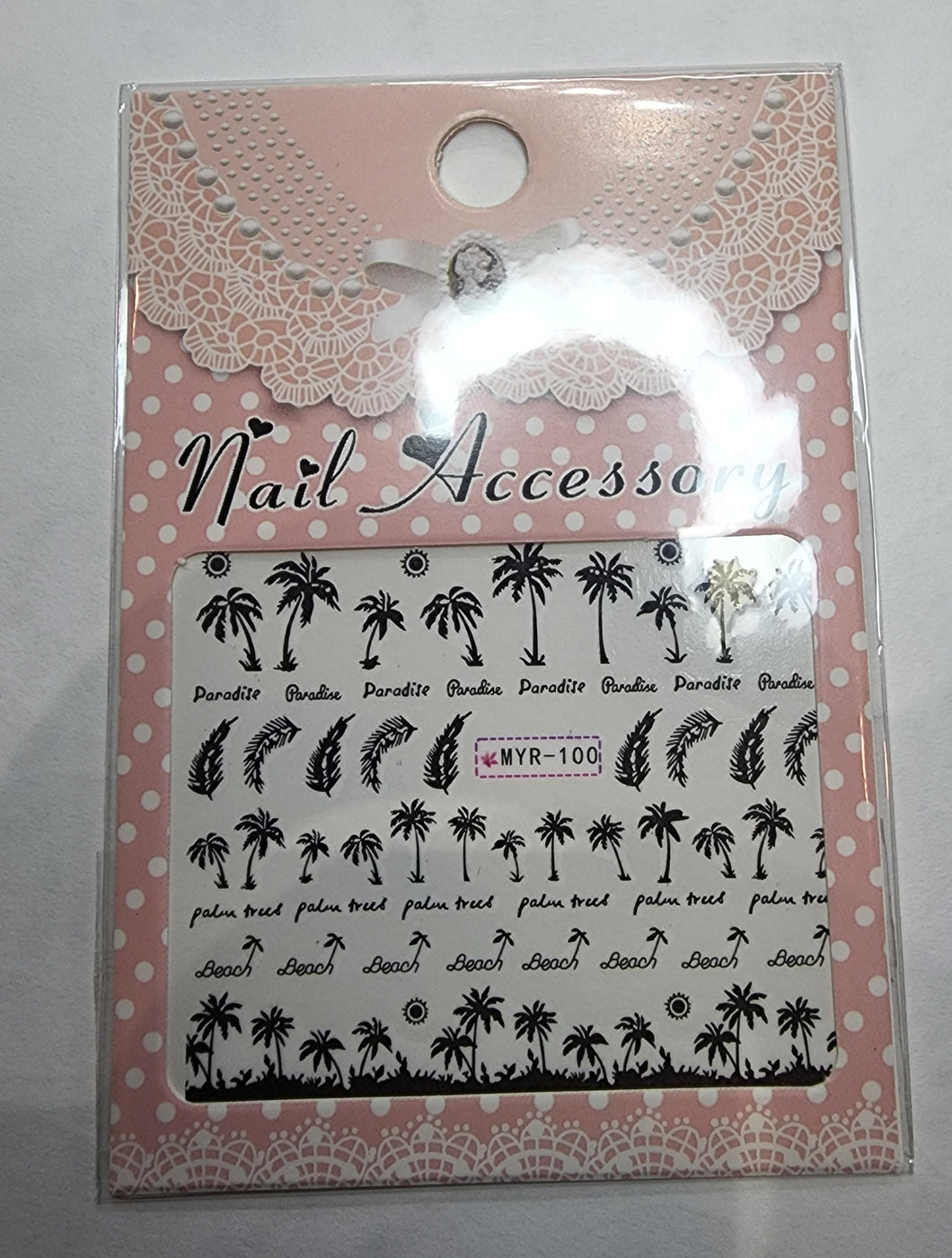 Palm Tree Nail Stickers