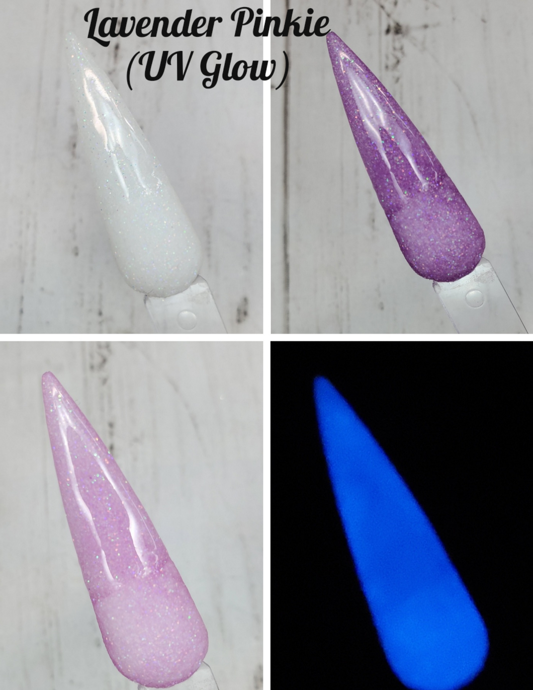 Lavender Pinkie (UV Glow)
